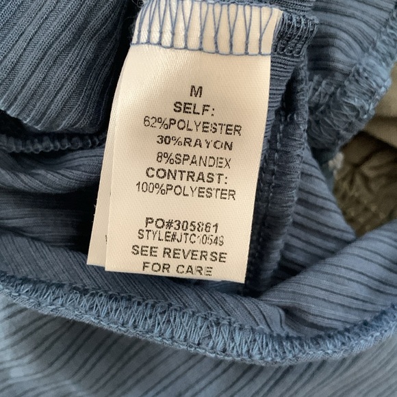 Boutique Promesa Blue Swiss Dot bodysuit - Picture 9 of 9